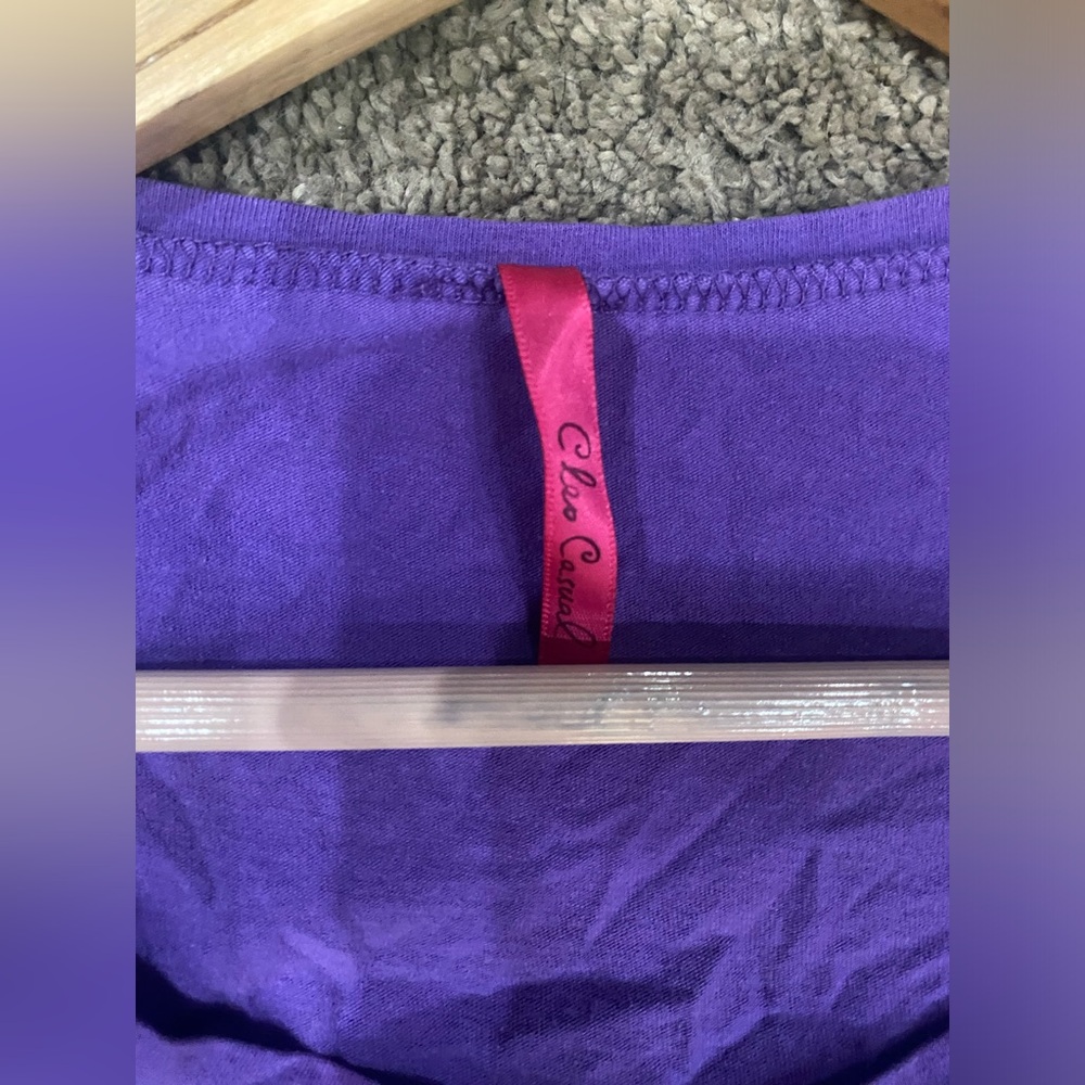 Purple/blue night shirt women's size small